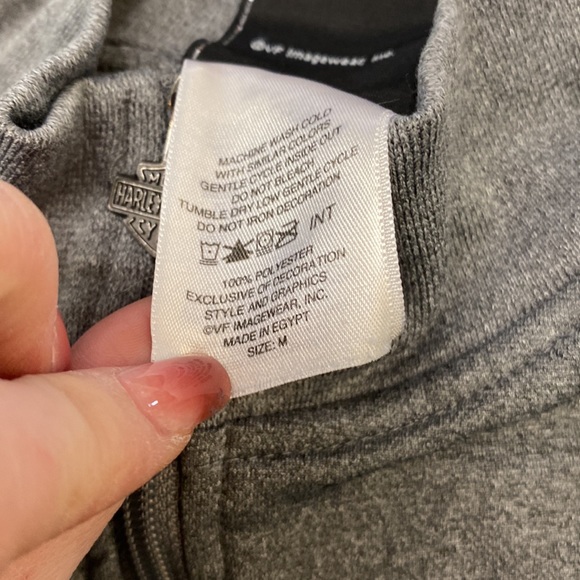 Men’s Harley Davidson quarter zip pull over size medium Abernathy’s Tennessee - Picture 3 of 5